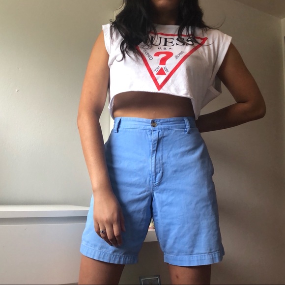 Blue Chaps Shorts - Picture 4 of 6